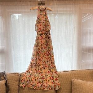 Colorful Sleeveless Maxi Dress